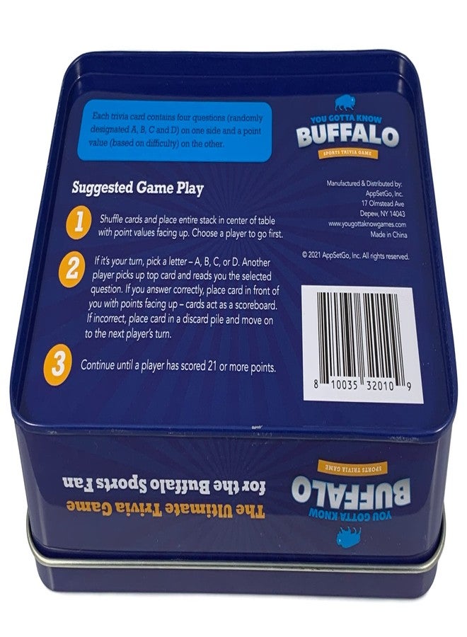 You Gotta Know Buffalo - Sports Trivia Game - Image 3
